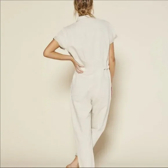 Outerknown S.E.A. Sustainable Organic linen blend jumpsuit size large - Picture 4 of 5